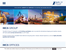 Tablet Screenshot of imcs-group.com